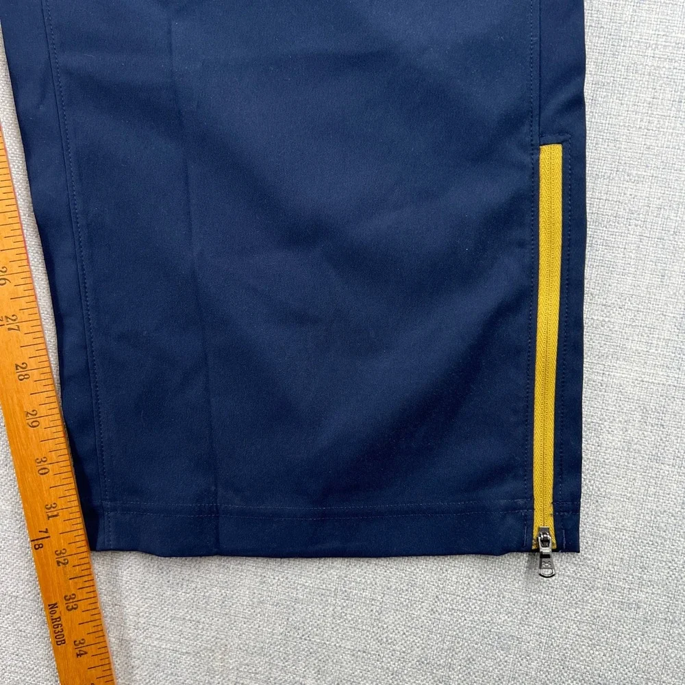 NEW Under Armour Notre Dame Team Issue Track Pants Mens 3XL Navy Blue Gold Logo
